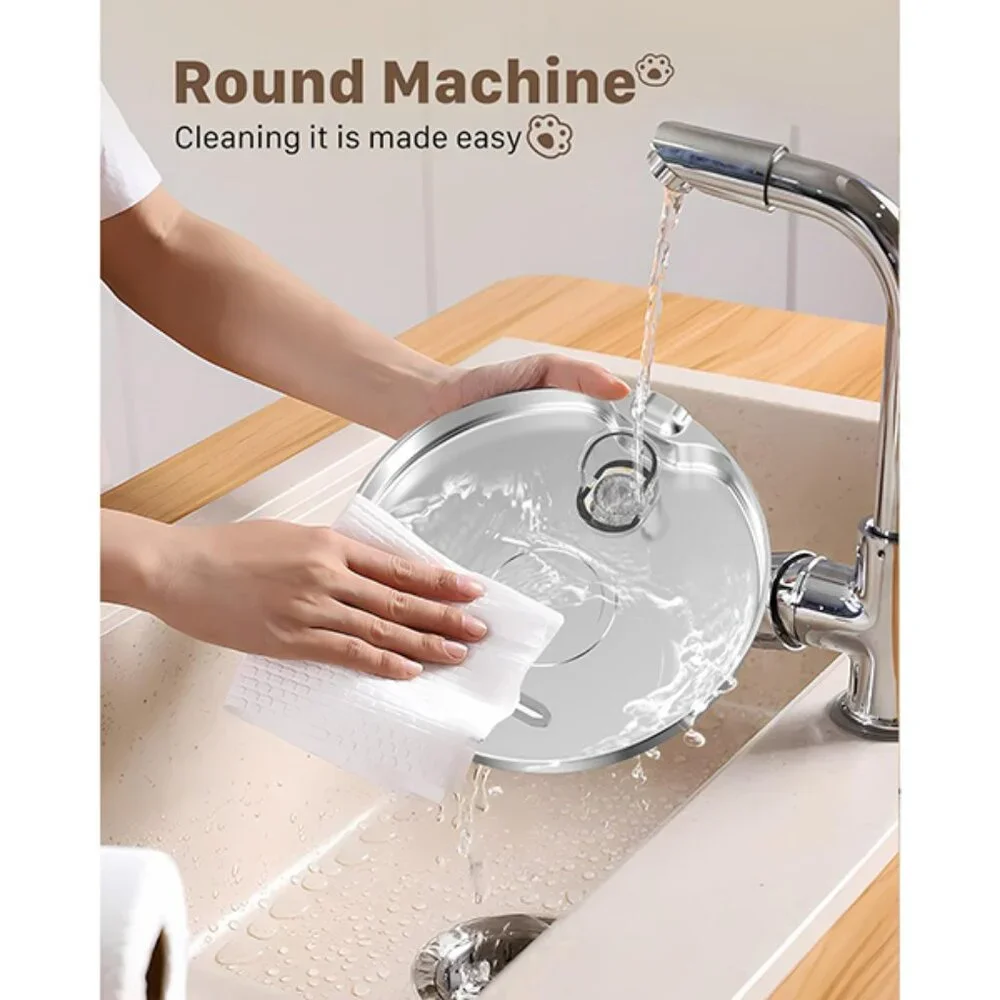 New Stainless Steel Cat Water Fountain 74oz Quiet Dispenser for Pets